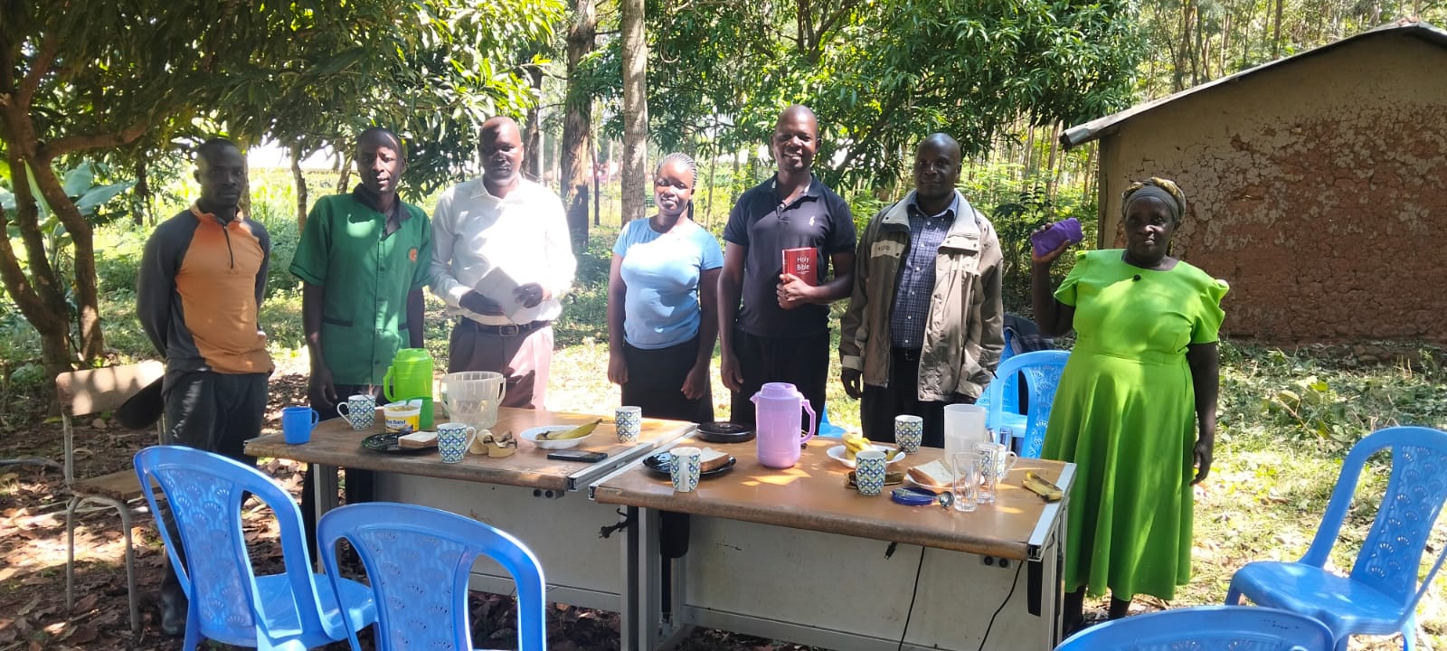 Members and supporters of Reborn Foundation Kenya gathered together